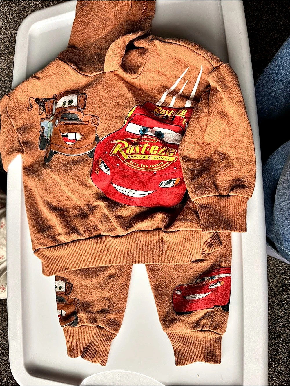 Disney Cars Rust-eze Matching Set Brown Boys 2T